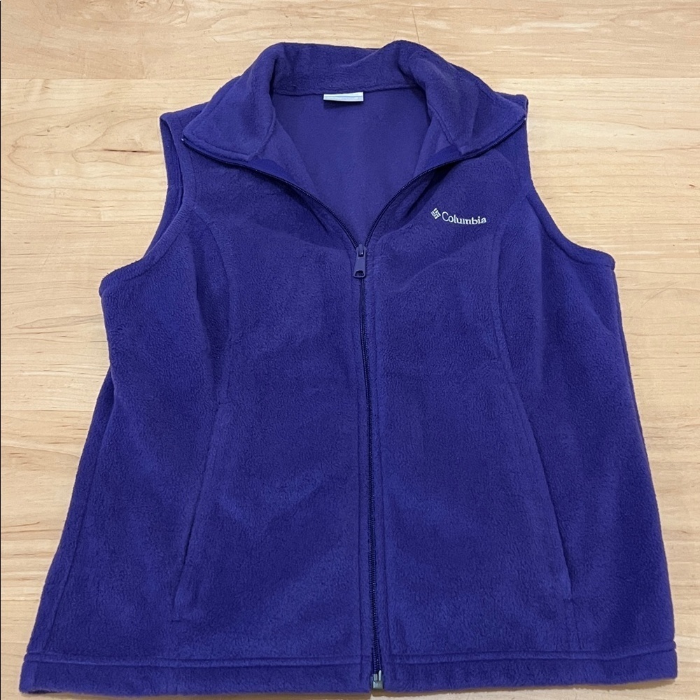 Columbia Deep Purple Fleece Vest